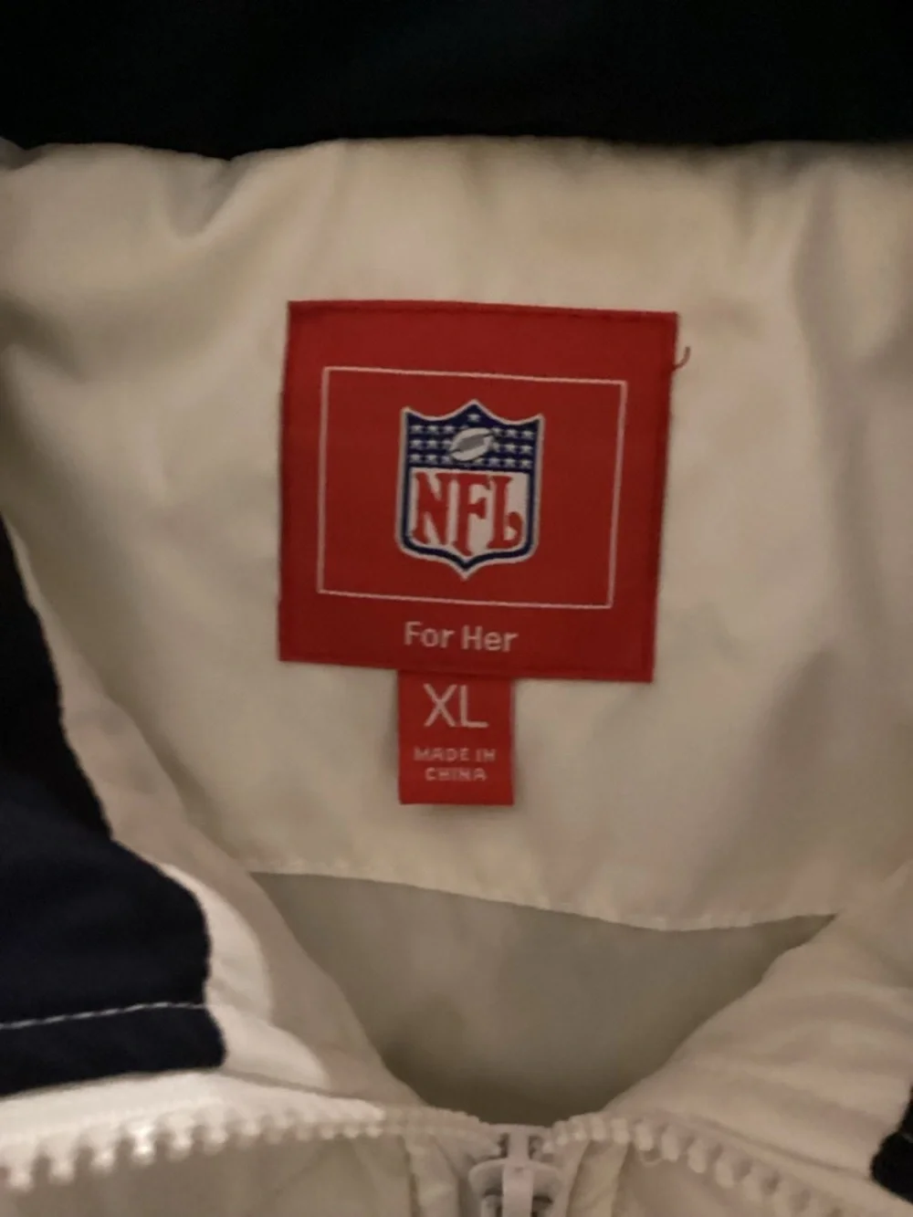 Chicago Bears Womens Drop Back Hooded Full Zip Jacket White by G-III @8